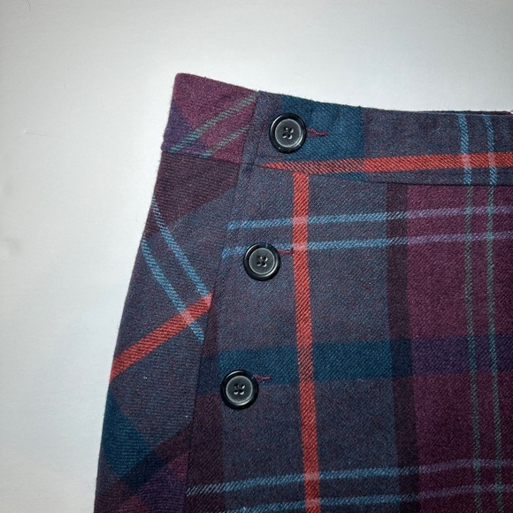 Vintage Woolruch Plaid Skirt Size 10 - Picture 6 of 9